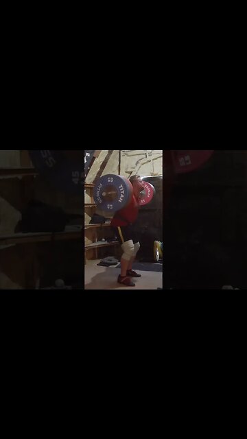 202 kg / 445 lb - Back Squat - Weightlifting Training