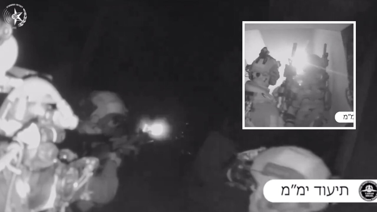 Helmet-cam captures Israel’s Shayetet 13 special forces battling Hamas to save two hostages in Gaza