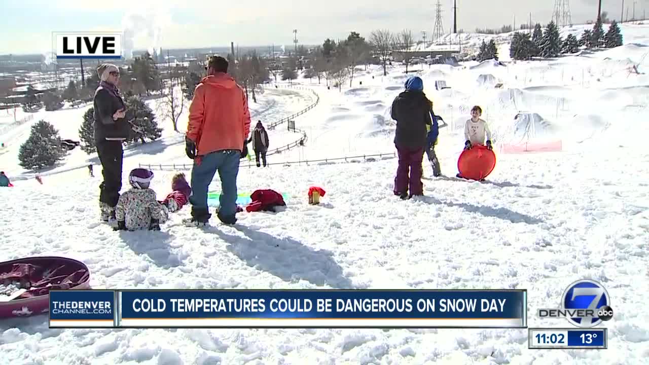 Bitter cold remains for Colorado after snowstorm; Denver schools out on Thursday