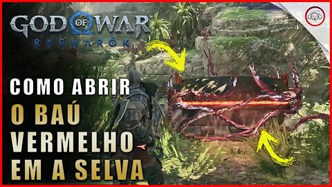 God of war Ragnarok, Como abrir o baú vermelho em A Selva | Super dica