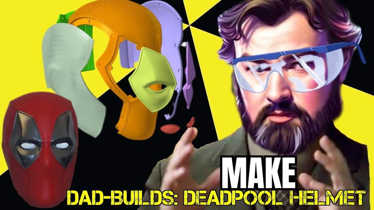 Dad-Builds: Deadpool Helmet Print Stream Part 2