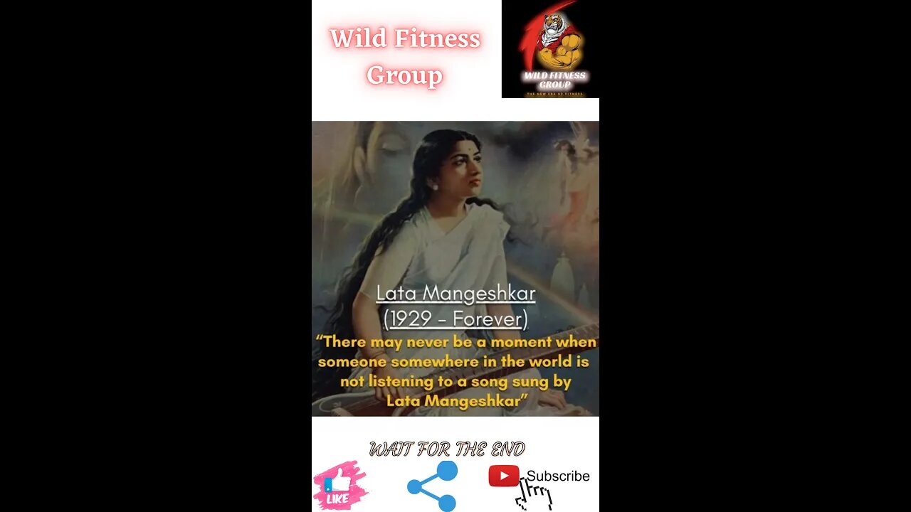 🔥Lata Mangeshkar 1929 to forever🔥#shorts🔥#viralshorts🔥#latamageshkar🔥#wildfitnessgroup🔥