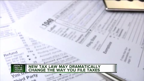 New tax law may dramatically change the way you file taxes