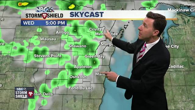 Michael Fish's NBC26 Storm Shield weather forecast