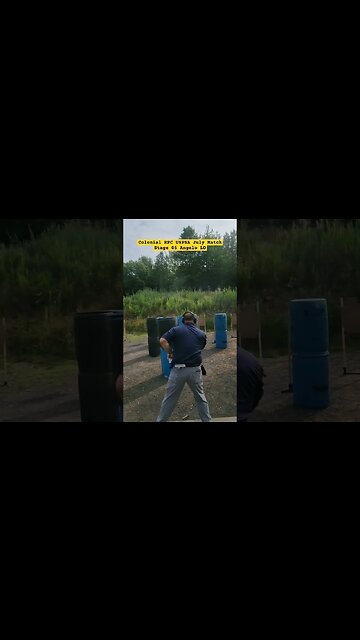 Angelo Stage 5 #shorts #uspsa #unloadshowclear #ipsc #competition #colonialrpc #shooting #gun