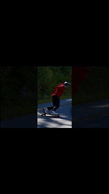 Slowmo clips on ‘Xibalba’ - check out the full raw run on my channel. #longboarding 🔥🤘🏼👽