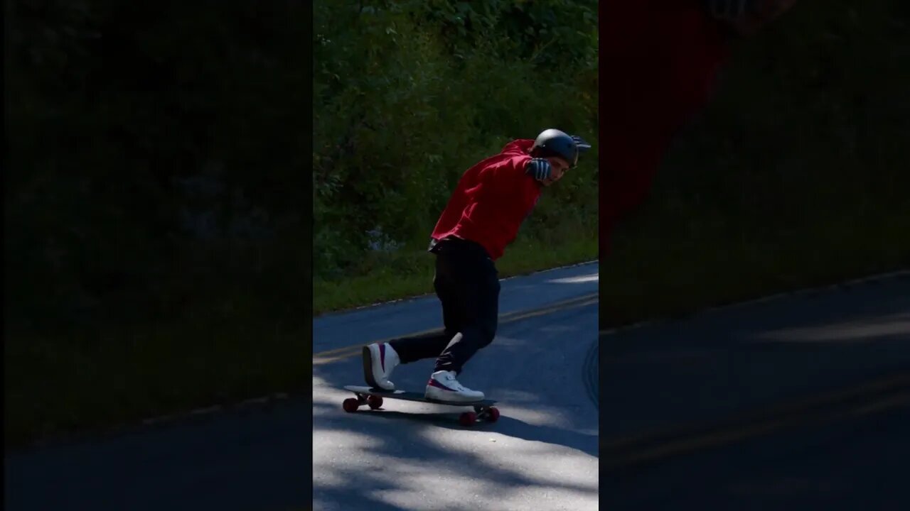 Slowmo clips on ‘Xibalba’ - check out the full raw run on my channel. #longboarding 🔥🤘🏼👽