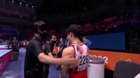 114 ===== Chaoqing Full Court 2022 World Gymnastics Championships Men's Team Final