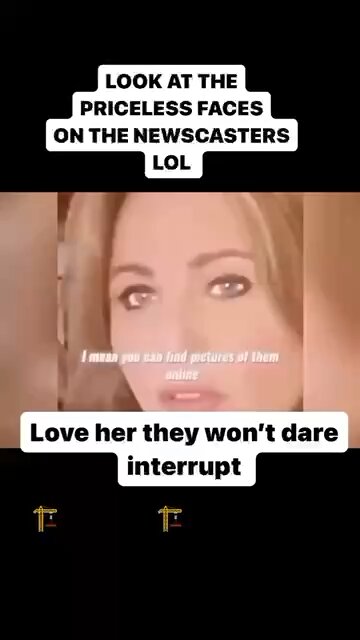 They can’t shut up Lara Logan she is a verbal sub machine gun, doesn’t stop till the mag empties