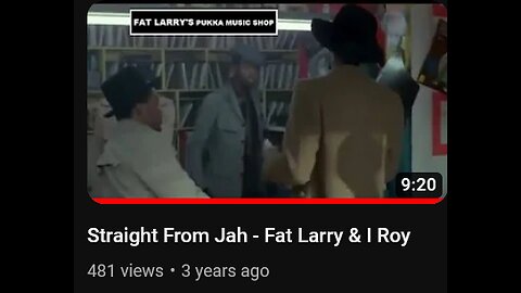 Straight From Jah - Fat Larry & I Roy