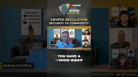 Crypto Regulation Security Vs Commodity