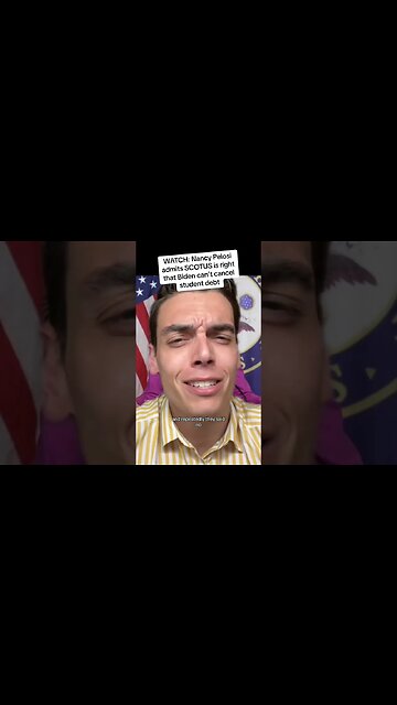 WATCH: Nancy Pelosi ADMITS Biden's student loan bailout is illegal 😳