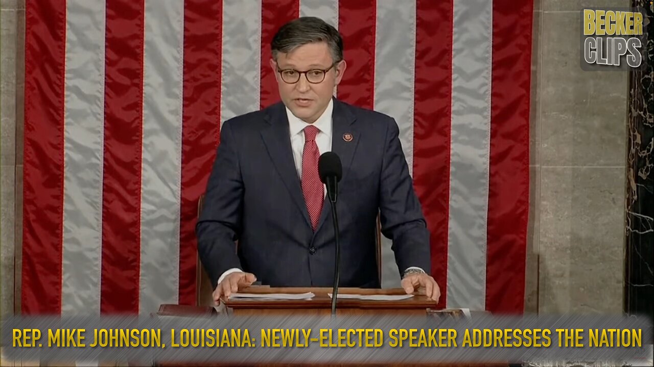 Breaking: Rep. Mike Johnson of Louisiana steps up as the Newly-Elected Speaker of the House