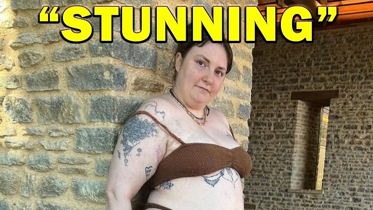 Lena Dunham's State of Health Looks "Just Stunning" In Yahoo Article