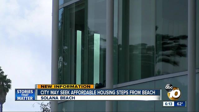 Solana Beach may seek affordable housing steps from beach