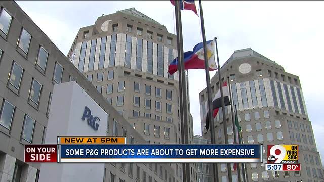 P&G raising prices on four big brands