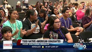 TUSD Native American graduates wear cultural regalia at graduation