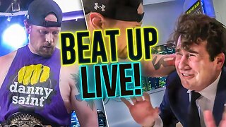 Pro Wrestler ATTACKS Host During Live Ad Read!