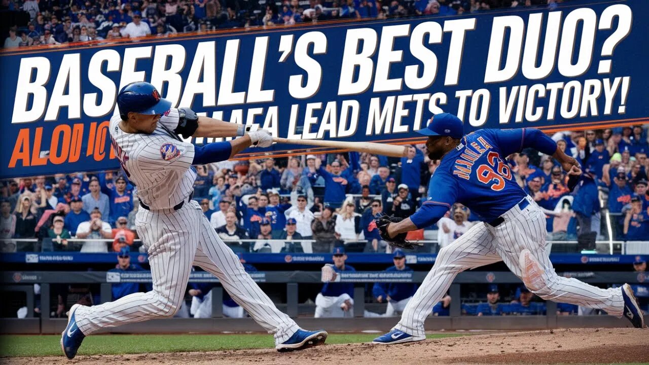 Baseball's BEST Duo? Alonso and Manaea Lead Mets to Victory!