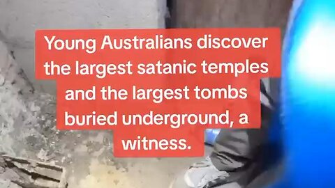 Young Australians discover a satanic temple?