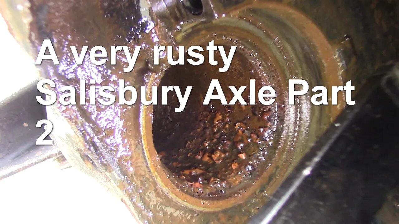 A very rusty Salisbury axle Part 2