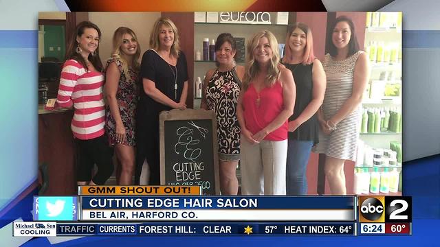 Cutting Edge Hair Salon says Good Morning Maryland!