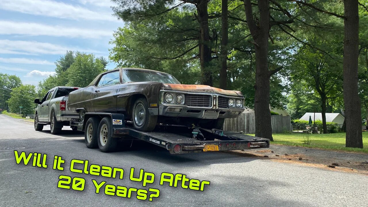 The Abandoned 455 Powered 1970 Buick Electra Goes to Its New home, But Will It Clean Up?