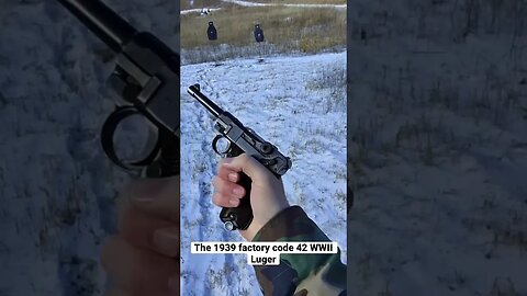 The 1939 factory code 42 Luger (Mauser). It’s such an elegant pistol and lots of fun to shoot.