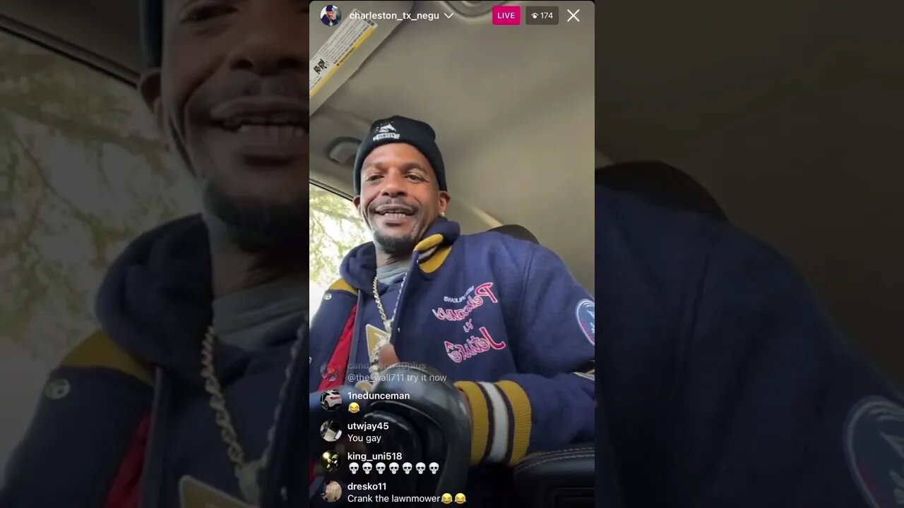 CHARLESTON WHITE IG LIVE: Charleston WILDING On Instagram Live *HE MUST BE STOPPED*🙈(15/03/23)