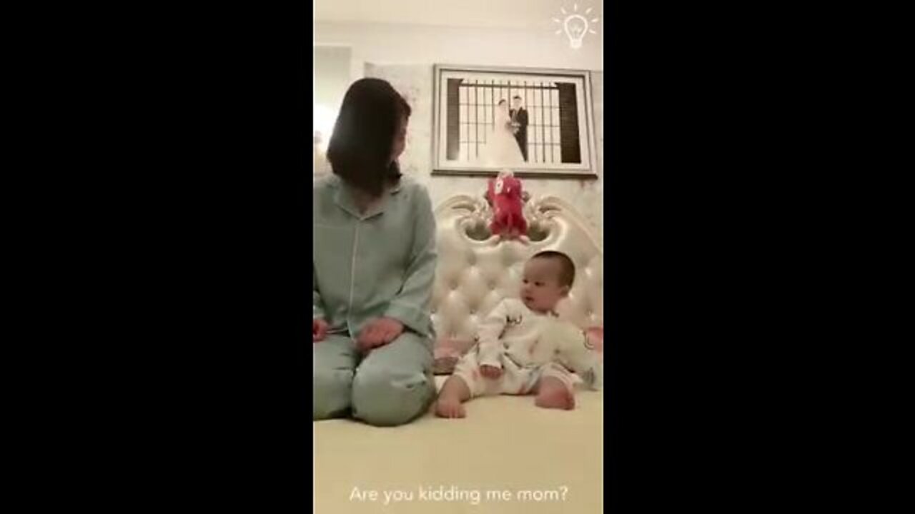 Baby danger reaction