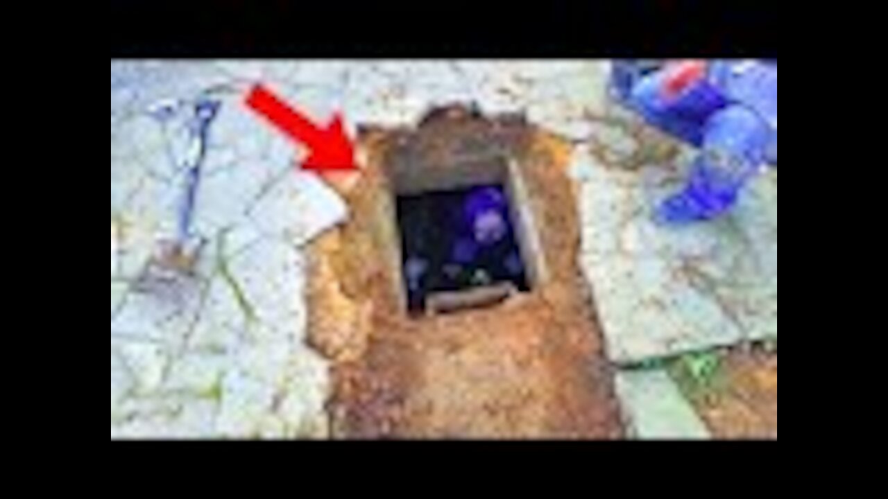 Man Hears Noise Under Driveway, Gut Tells Him To Dig