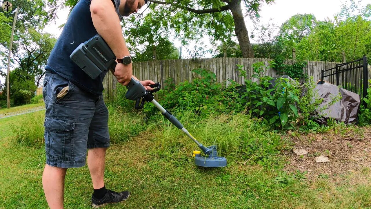 PowerSmart Cordless String Trimmer & Edger, 13-Inch 2-in-1 Height Adjustable Weed Eater