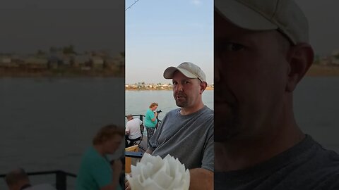 $8 River Cruise Phnom Penh Cambodia 🇰🇭 #shorts #phnompenh #mekong #expat