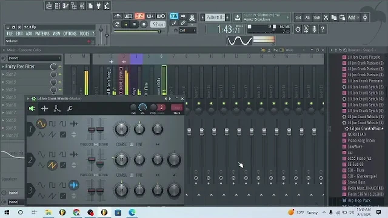 LIVE MAKING BEATS IN FL STUDIO 2/16/2023