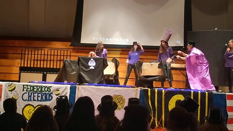 Magic Talent Show: Woman Sawing Another Woman In Half