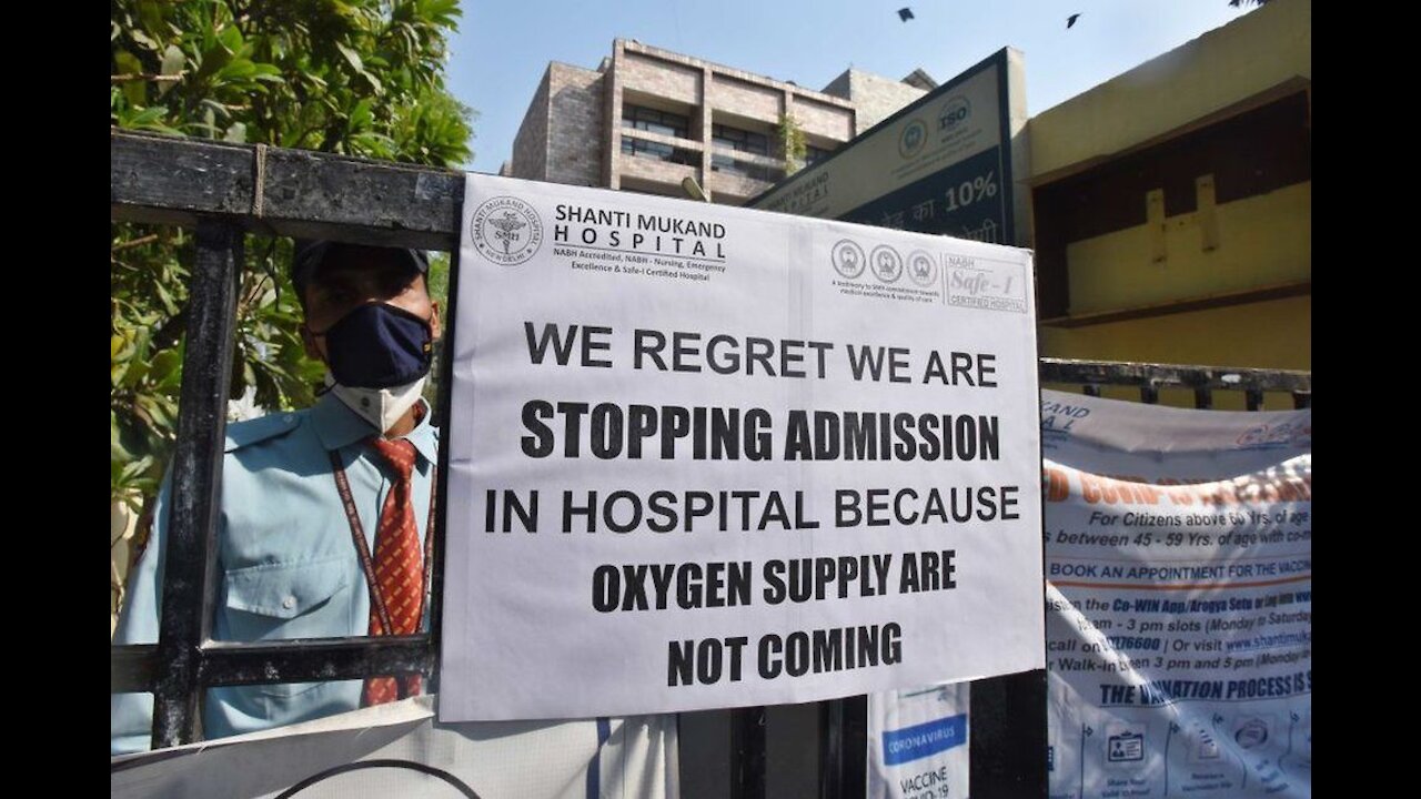 INDIA IS DYING DUE TO LACK OF OXYGEN