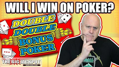 1st EVER 💸Double Bonus Poker Go BIG or Go BUST! | Raja Slots