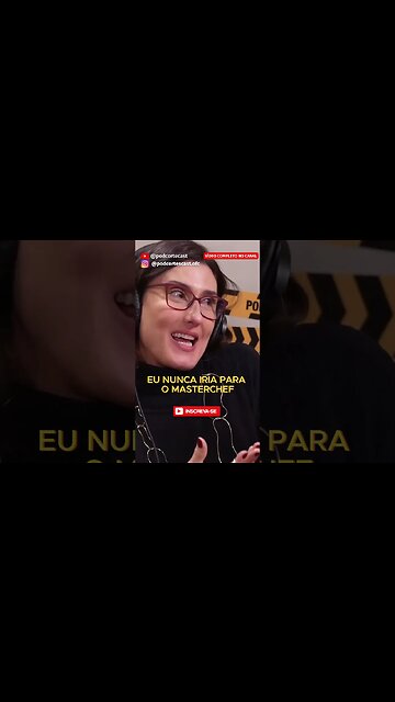 EU NUNCA IRIA PARA O MASTERCHEF #shorts #paolacarosella #masterchef #cozinha #masterchefbrasil