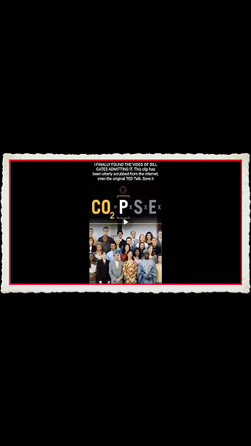 BILL GATES and THE CLIMATE CHANGE HOAX