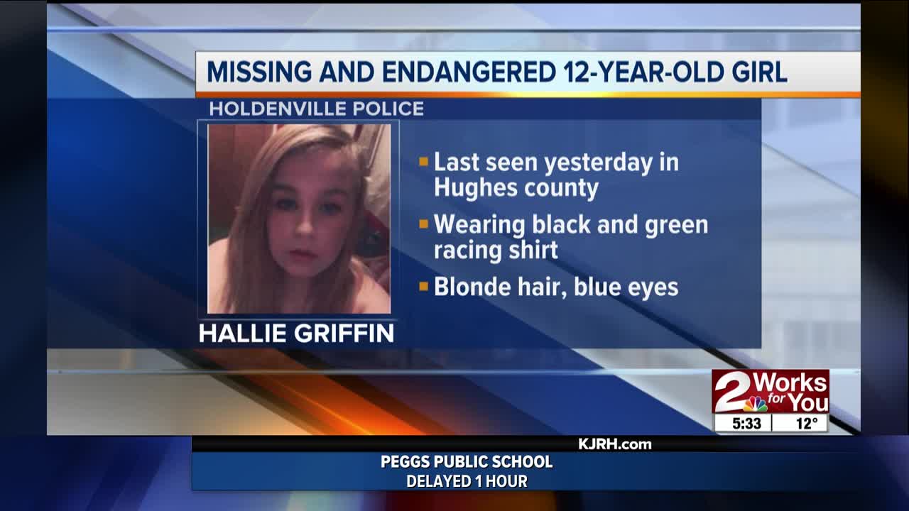 Police searching for missing Holdenville 12-year-old