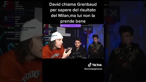 #short #shorts #grenbaud RUBINO CHIAMA GRENBAUD PER IL MILAN IN LIVE, E LUI SI ARRABBIA😂