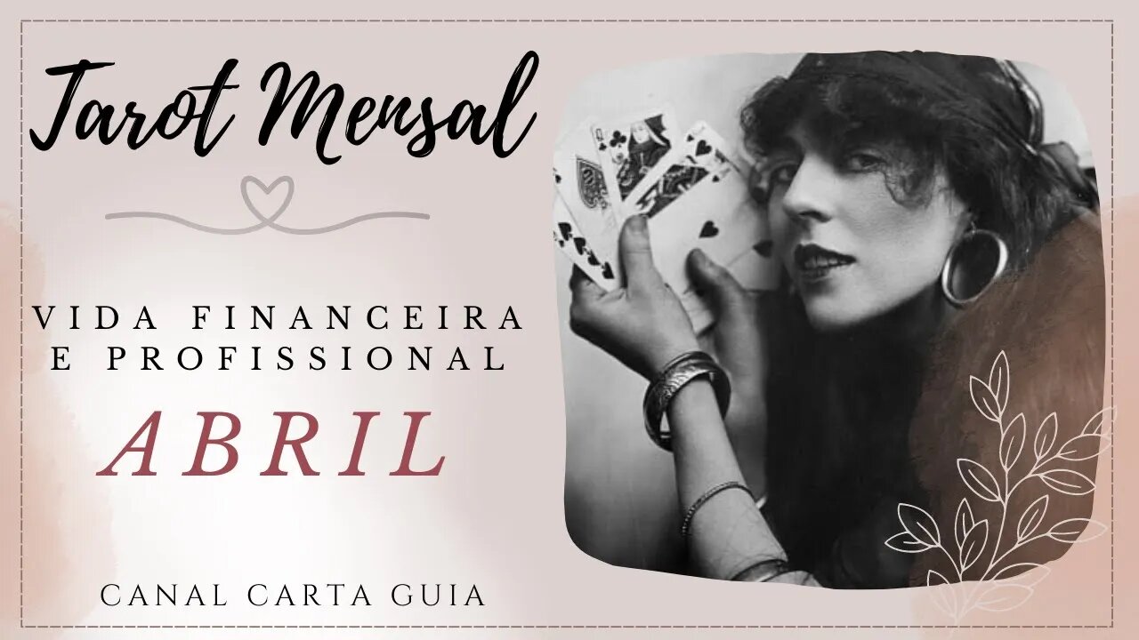 💰 [ABRIL 2023] MENSAGEM PARA VIDA PROFISSIONAL E FINANCEIRA | LEITURA DE TAROT ☘️⭐️