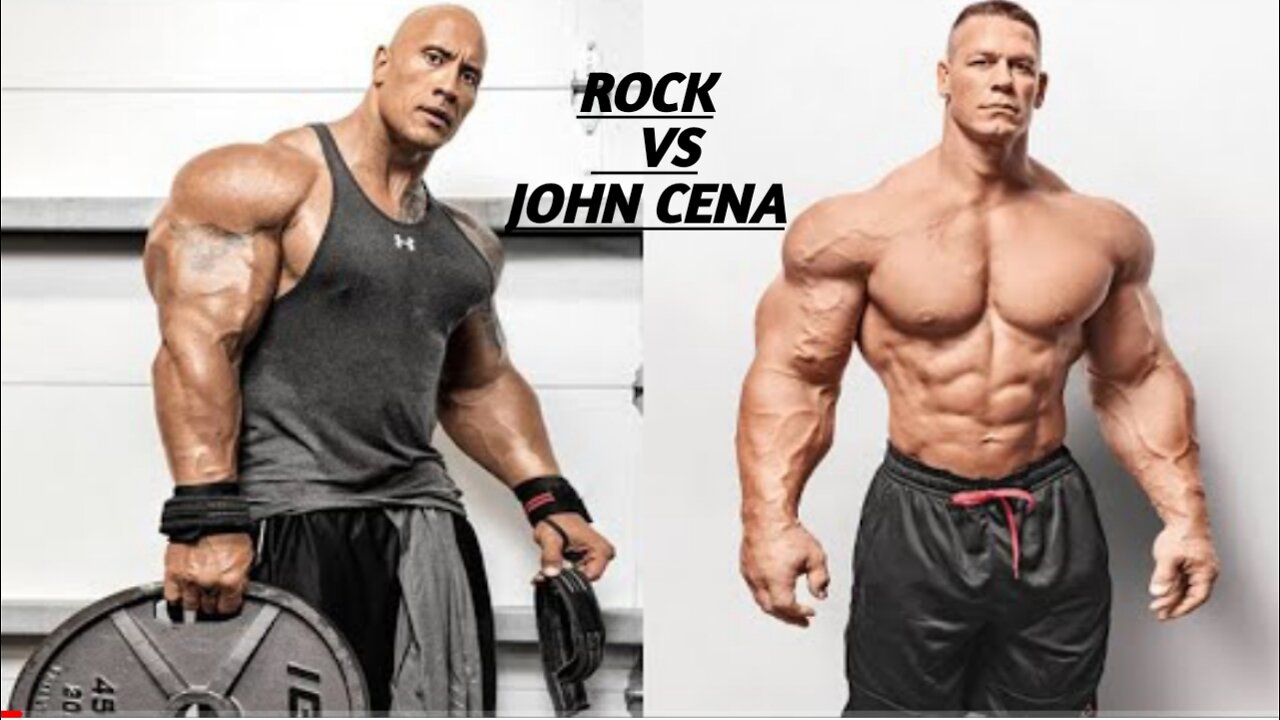Rock vs john cena