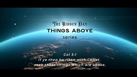 Things Above Concerning The Times part 5 Prophecy not Prognostication