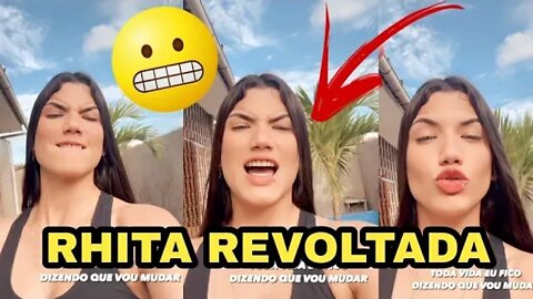 RHITA SAMPAIO REVOLTADA COM SEU CABELO 😅😅😅