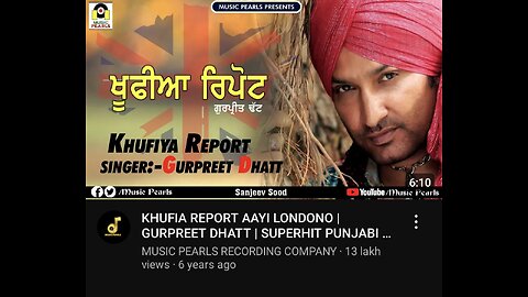 KHUFIA REPORT AAYI LONDONO | GURPREET DHATT | SUPERHIT PUNJABI