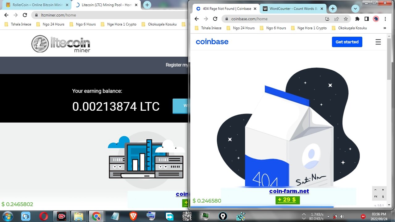 How To Make Money By Using Free Litecoin Miner At LTCMiner Step By Step And Withdraw At Coinbase