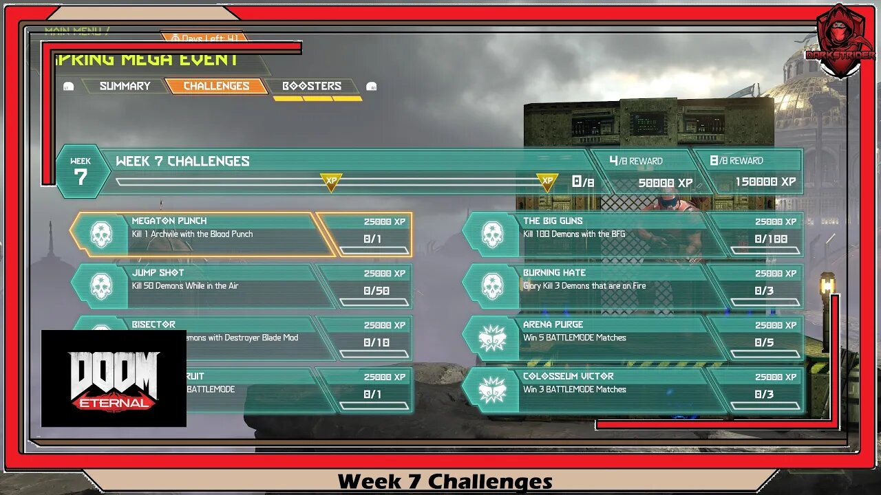 DOOM Eternal- Week 7 Challenges