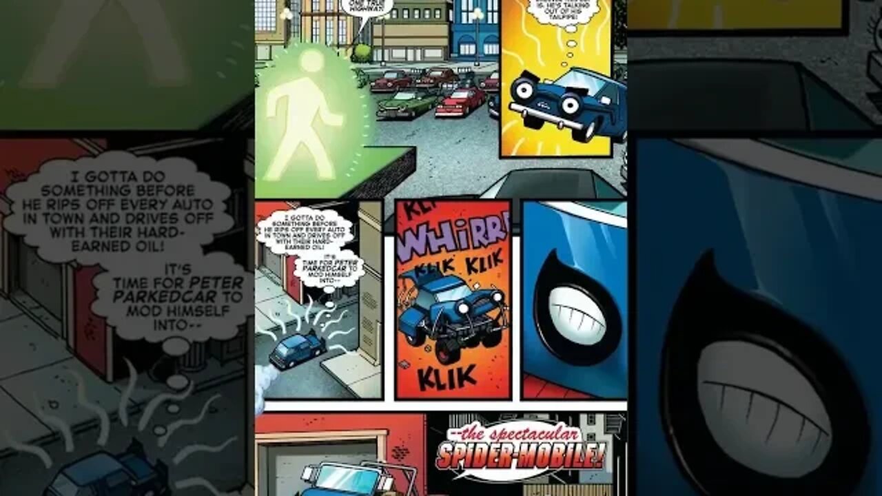 La Historia del Espectacular Spider-Mobile #spiderverse #shorts Spiderverse #short Tierra 53931