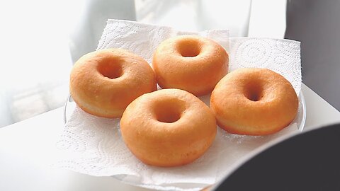 Soft And Fluffy Donuts - Cách Làm Donuts Đơn Giản (Không Lò Nướng) @indulovecooking